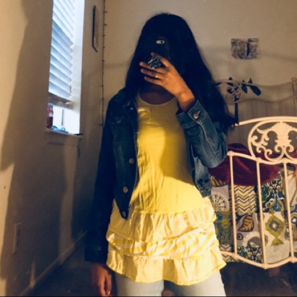 Yellow summer dress
